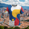Una camiseta que condensa la cultura de Colombia, el país de la pasión