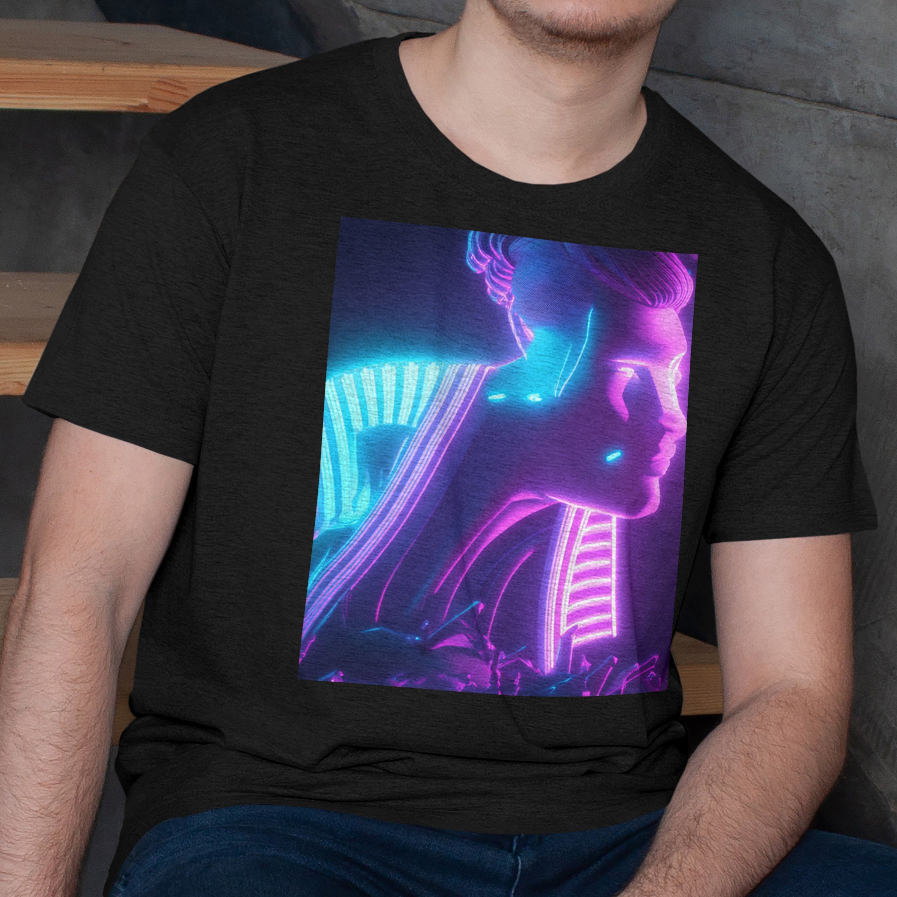 サイバーパンク写楽Tシャツ – Midgard Japan