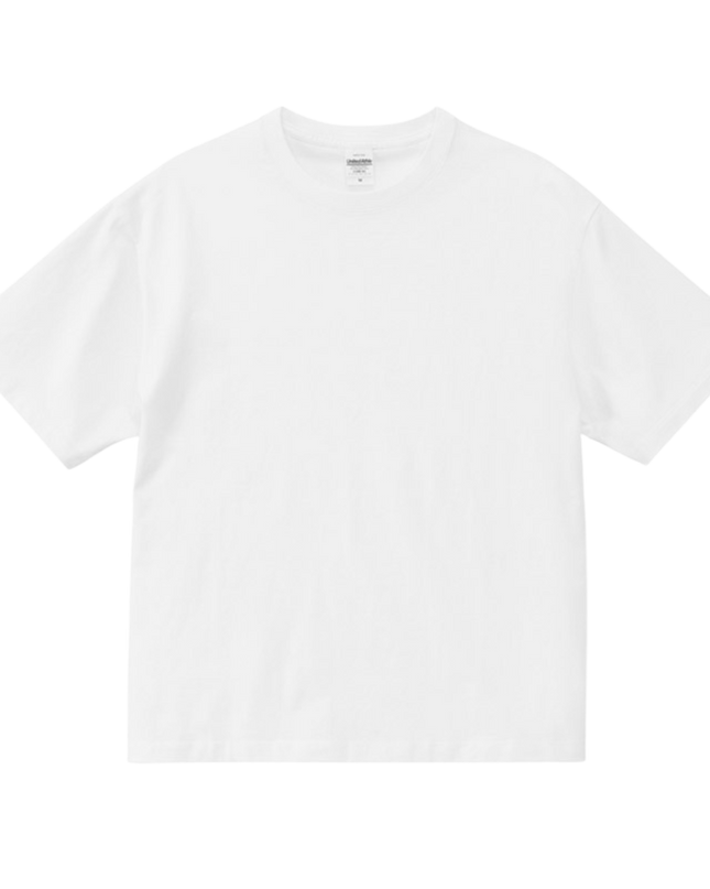 Plain Box silhouette T-shirt cotton Fine knit jersey 6.5oz 4colors 4size