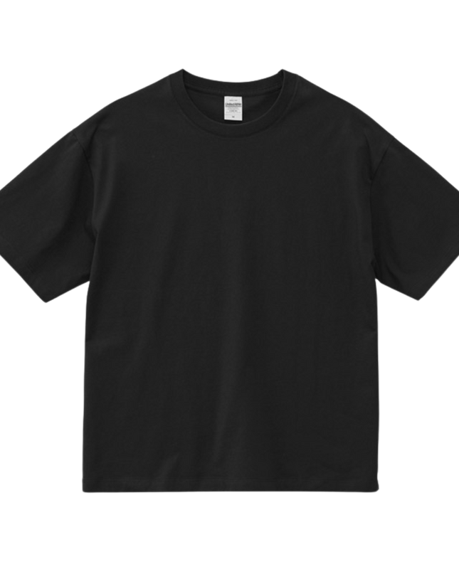 Plain Box silhouette T-shirt cotton Fine knit jersey 6.5oz 4colors 4size