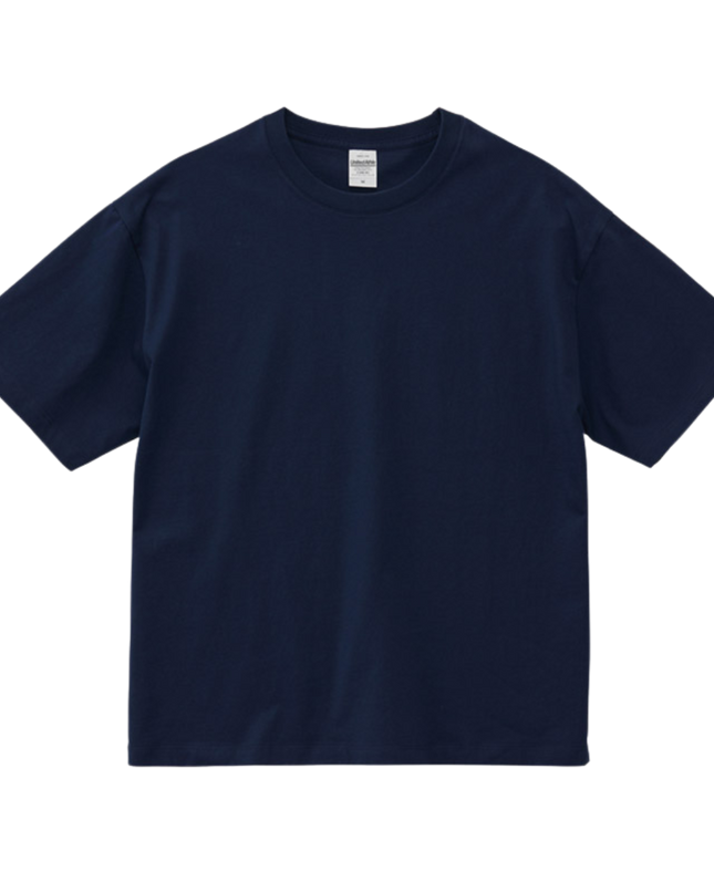 Plain Box silhouette T-shirt cotton Fine knit jersey 6.5oz 4colors 4size