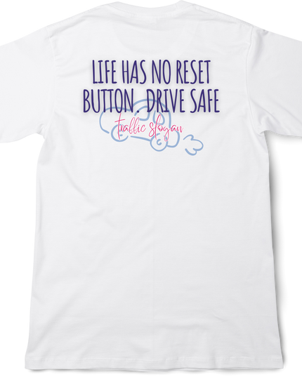 Traffic slogan T-Shirt(3) back print cotton Novelty Gift Ideas Funny Slogans (for abroad) Tee