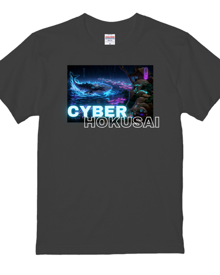 Cyber Hokusai T-shirt (6) Ukiyo-e art Tee for a stylish Japanese look