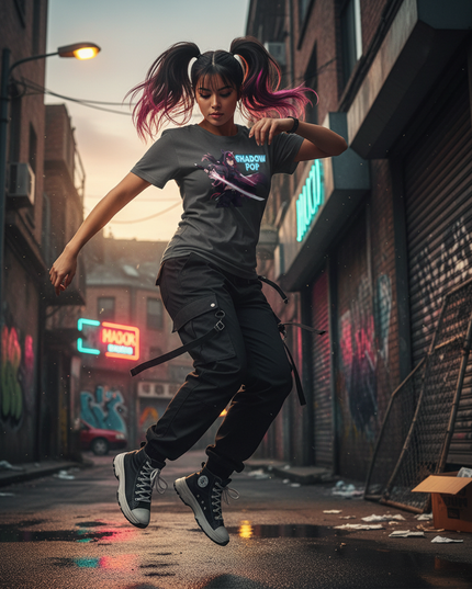 Anime × Street T-shirt (217)  Pop Culture Fusion Collection cotton Streetwear vibes Tee