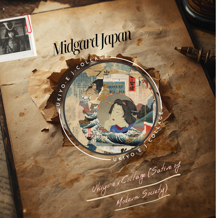 Collection image for: Japanese textures with modern collage Tee コラージュ Tシャツ