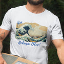 浮世絵師 葛飾北斎 ブルーTシャツ