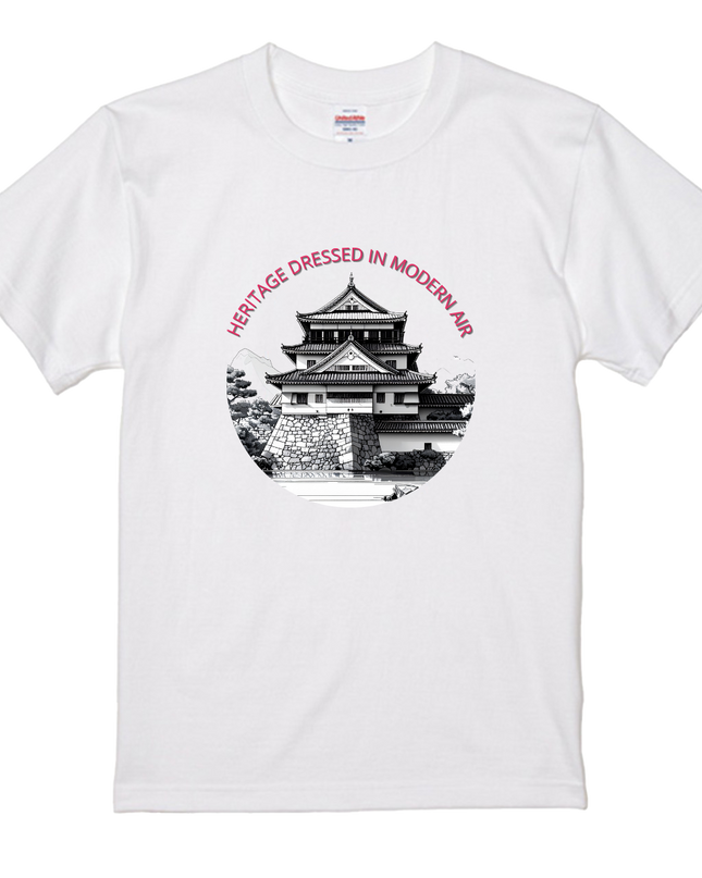 Japanese castles T-Shirt (110) "SAMURAI" Tee
