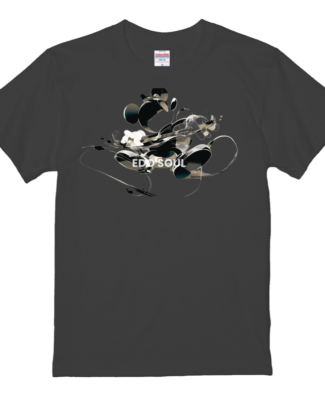 sumi-e ink painting style T-Shirt (105) Japanese Streetwear Edo soul Tee