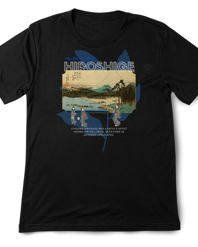 Hiroshige Blue (5) T-shirt Utagawa Hiroshige Mitate-e Nishiki-e Ukiyo-e Japanese print Japanese pattern Japanese art souvenir