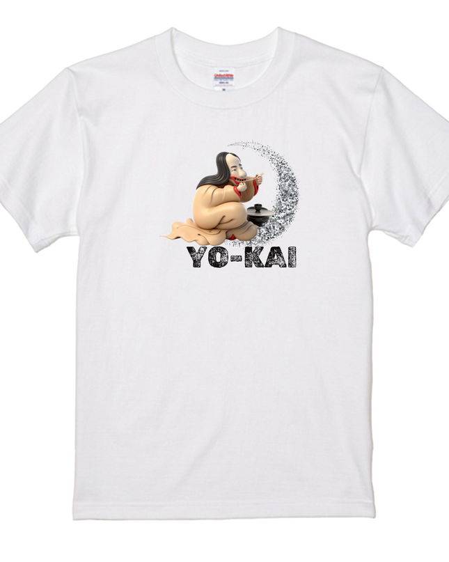 Japanese Yokai Design T-shirt (5) cotton Novelty Gift Ideas street art Tee