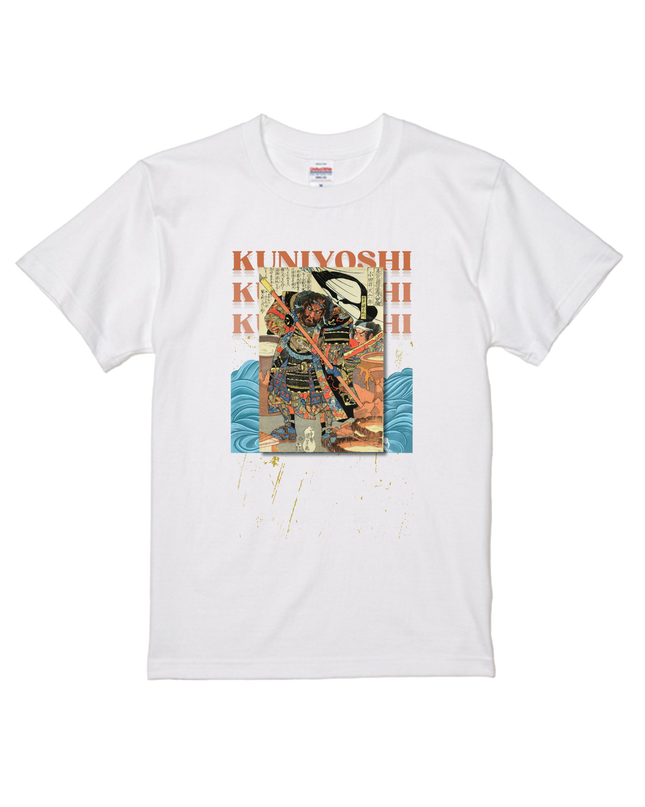 Honcho Suikoden Heroes 800 Heroes (5) T-shirt, warrior painting, Nishiki-e, Utagawa Kuniyoshi, Ukiyo-e, Japanese print, Japanese, Japanese pattern, Japan, souvenir, foreigner