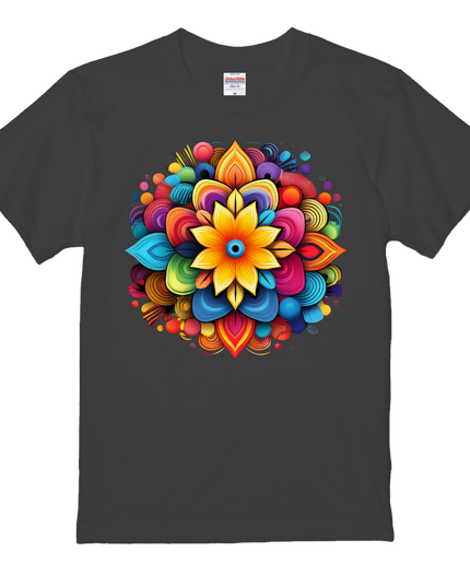 Maximalism × Colorful Pattern Design T-shirt (5) cotton Novelty Gift Ideas street art Tee