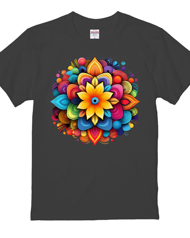 Maximalism × Colorful Pattern Design T-shirt (5) cotton Novelty Gift Ideas street art Tee