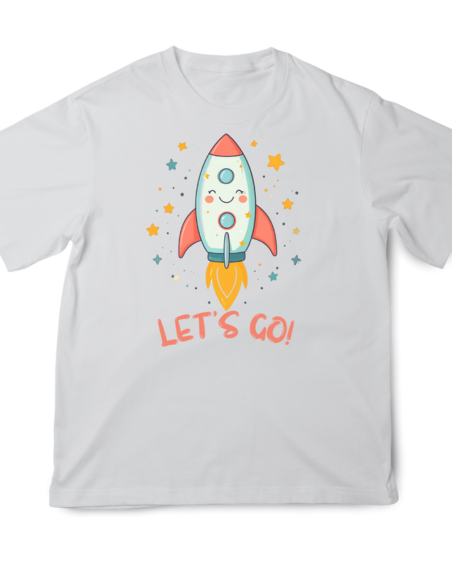 Kids' T-Shirt(310) cotton [ Cute Rocket ] Novelty Gift Ideas Tee