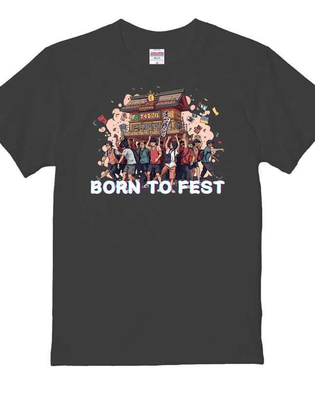 Festival × Street Energy T-Shirt (110)  Japanese Matsuri Spirit Meets Urban Street Culture Tee