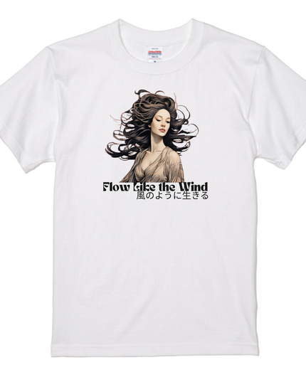 Traditional Japanese Beauty-style art T-Shirt (206)