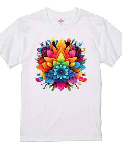 Maximalism × Colorful Pattern Design T-shirt (6) cotton Novelty Gift Ideas street art Tee