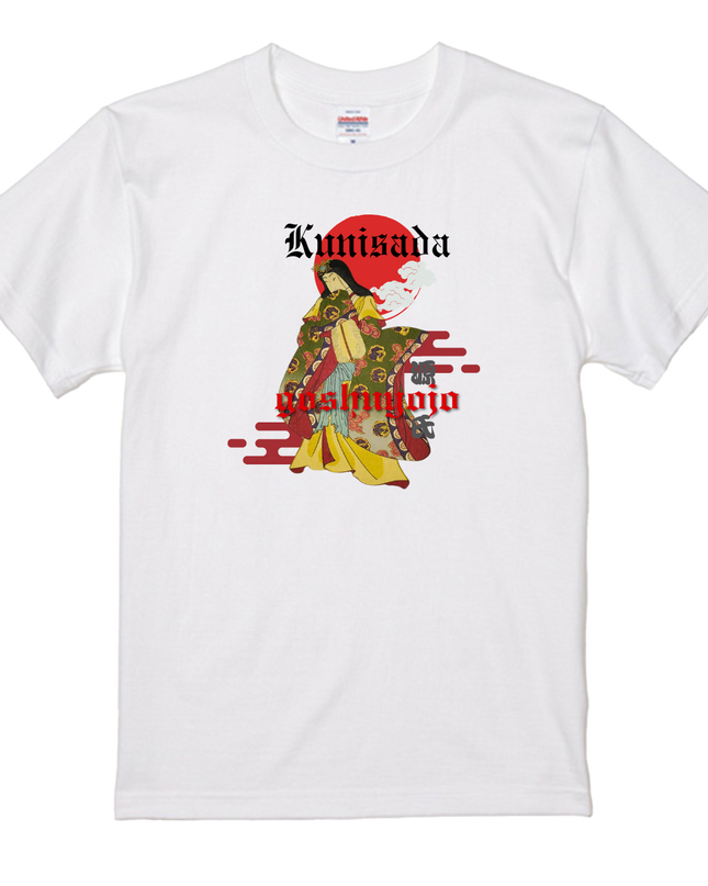 Genji Goshu Yojo (6) Beauty Painting T-Shirt Ukiyo-e Pattern Print Japanese Japanese Pattern Japan Souvenir Utagawa Kunisada (Toyokuni III)
