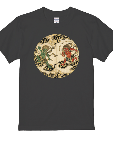 Truckers T-Shirt (206) Long-sleeved Tee without ribbed cuff Japanese-style art