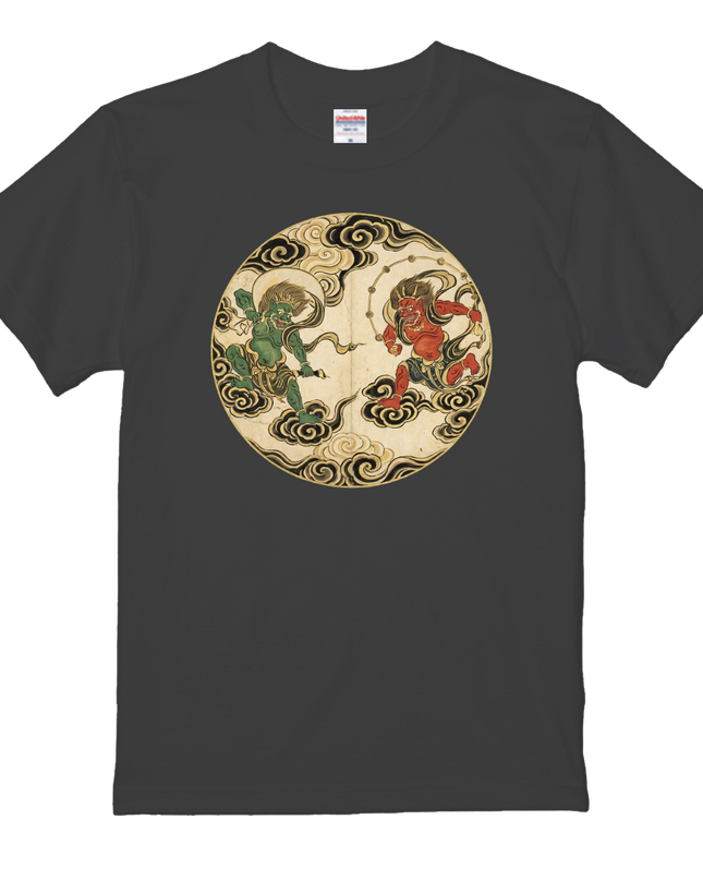 Truckers T-Shirt (206) Long-sleeved Tee without ribbed cuff Japanese-style art