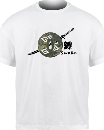 Tsuba weapon (6) T-shirt Japanese sword Unisex Japanese print Japanese pattern Japan Souvenir Foreigner