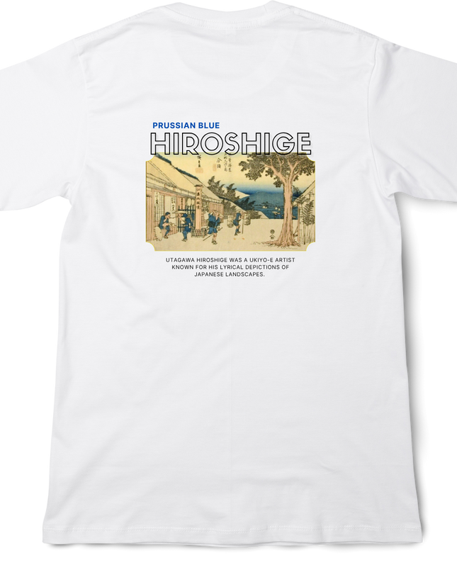 Hiroshige Blue (6) T-shirt Utagawa Hiroshige Mitate-e Nishiki-e Ukiyo-e Japanese print Japanese pattern Japanese art souvenir