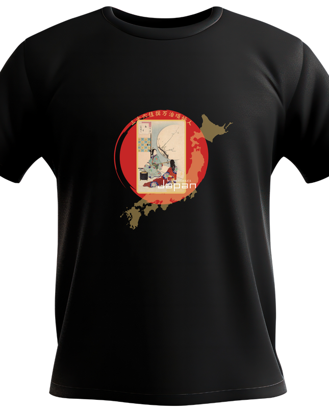 Mizuno Toshikata's Thirty-six Great Selections (6) T-shirt Ukiyo-e Unisex Japanese print Japanese pattern Japan Souvenir Foreigner