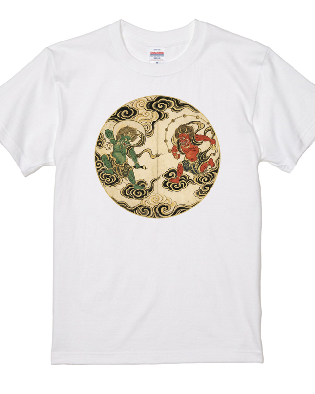 Truckers T-Shirt (206) Long-sleeved Tee without ribbed cuff Japanese-style art