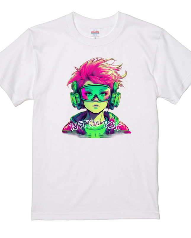 Retro Y2K Design T-shirt (6) cotton Novelty Gift Ideas glitch effects street art Tee