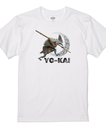 Japanese Yokai Design T-shirt (6) cotton Novelty Gift Ideas street art Tee