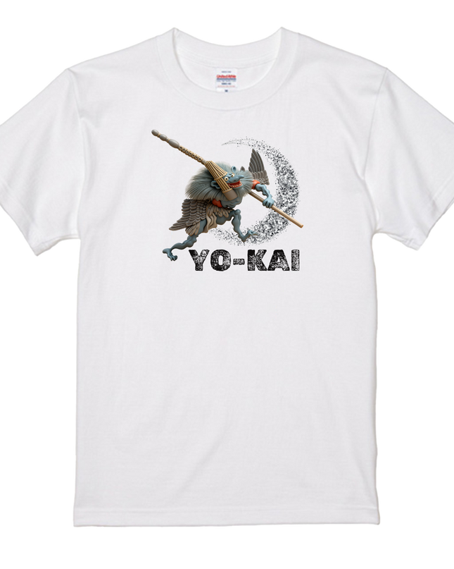 Japanese Yokai Design T-shirt (6) cotton Novelty Gift Ideas street art Tee