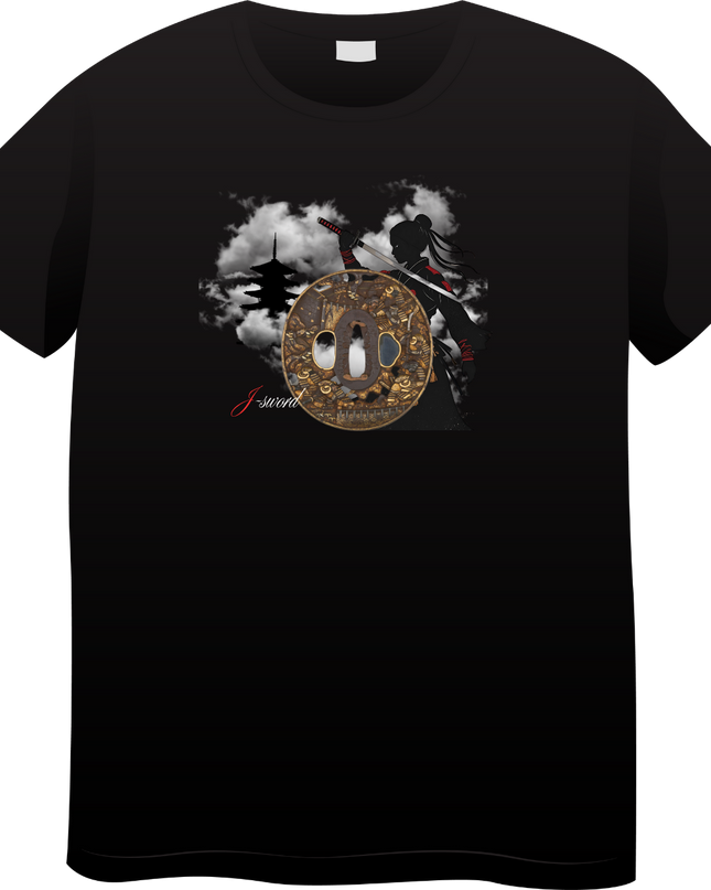 Tsubaweapon(212) T-shirt Japanese sword unisex Japanese print Japanese pattern Japan souvenir foreigner