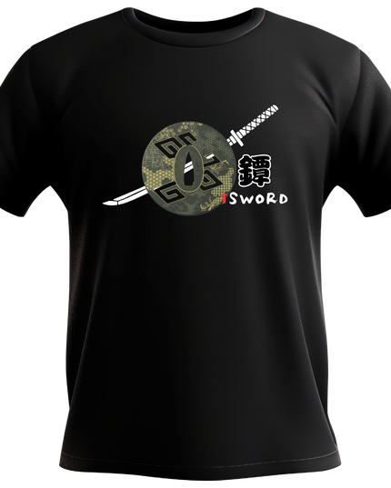Tsuba weapon (6) T-shirt Japanese sword Unisex Japanese print Japanese pattern Japan Souvenir Foreigner