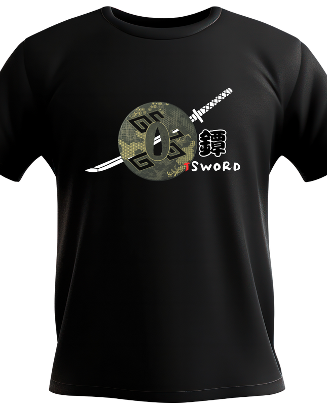 Tsuba weapon (6) T-shirt Japanese sword Unisex Japanese print Japanese pattern Japan Souvenir Foreigner