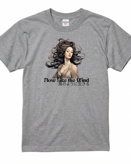 Traditional Japanese Beauty-style art T-Shirt (206)