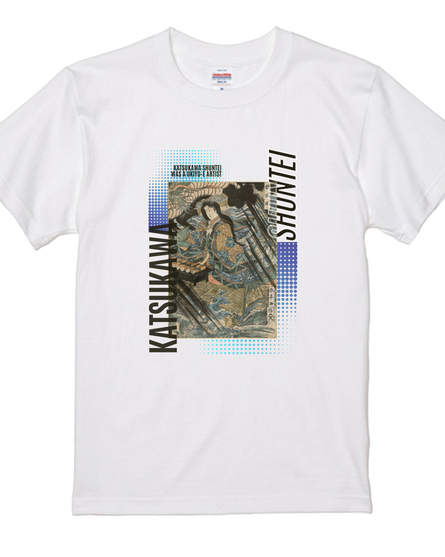 Katsukawa Shuntei (6) T-shirt, warrior painting, Nishiki-e, Utagawa, Ukiyo-e, Japanese print, Japanese, Japanese pattern, Japan, souvenir, foreigner