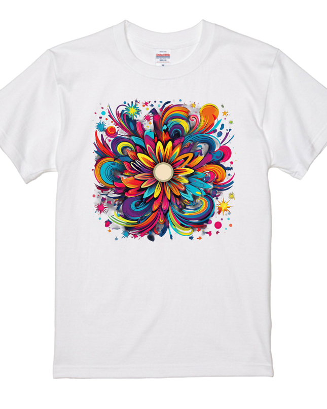 Maximalism × Colorful Pattern Design T-shirt (7) cotton Novelty Gift Ideas street art Tee