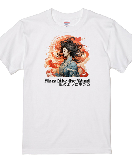 Traditional Japanese Beauty-style art T-Shirt (207)