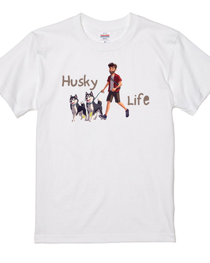 HuskyLove T-Shirts(7) cotton  Novelty Gift Ideas DogLover Tee PetOwner