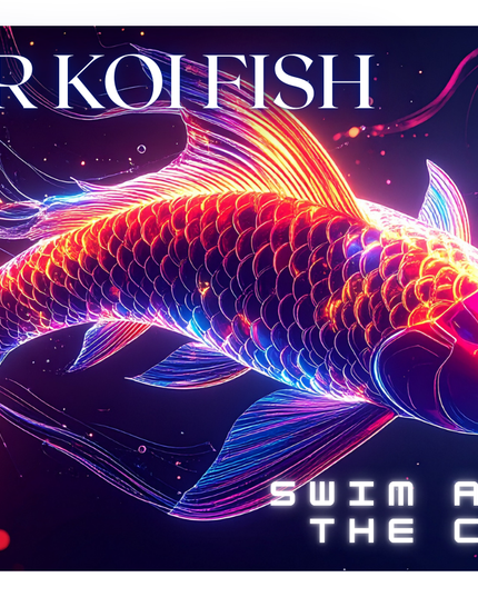 Cyberpunk sticker [Cyber Koi Fish] (113)