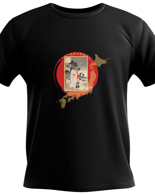 Mizuno Toshikata's Thirty-six Selections (7) T-shirt Ukiyo-e Unisex Japanese print Japanese pattern Japan Souvenir Foreigner