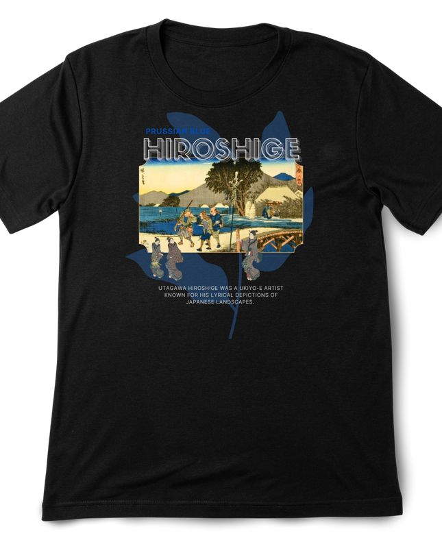 Hiroshige Blue (8) T-shirt Utagawa Hiroshige Mitate-e Nishiki-e Ukiyo-e Japanese print Japanese pattern Japanese art souvenir