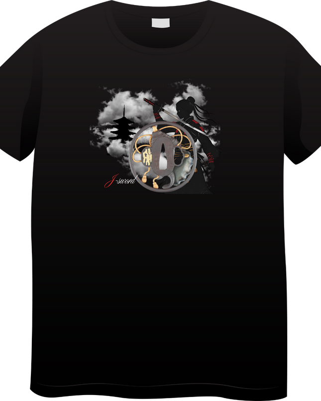Tsubaweapon(214) T-shirt Japanese sword unisex Japanese print Japanese pattern Japan souvenir foreigner