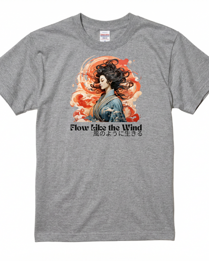 Traditional Japanese Beauty-style art T-Shirt (207)