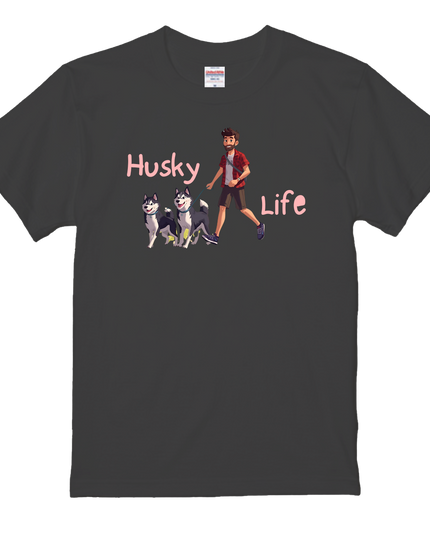 HuskyLove T-Shirts(7) cotton  Novelty Gift Ideas DogLover Tee PetOwner