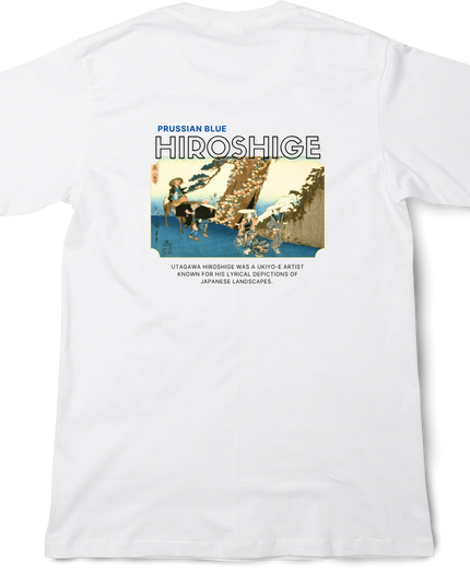 Hiroshige Blue (8) T-shirt Utagawa Hiroshige Mitate-e Nishiki-e Ukiyo-e Japanese print Japanese pattern Japanese art souvenir