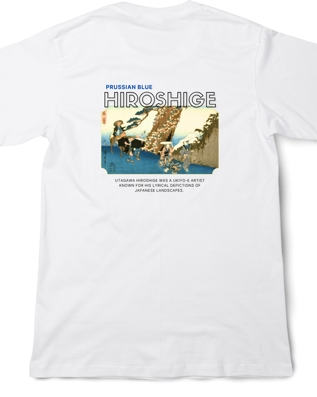 Hiroshige Blue (8) T-shirt Utagawa Hiroshige Mitate-e Nishiki-e Ukiyo-e Japanese print Japanese pattern Japanese art souvenir