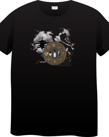 Tsubaweapon(215) T-shirt Japanese sword unisex Japanese print Japanese pattern Japan souvenir foreigner