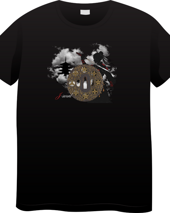 Tsubaweapon(215) T-shirt Japanese sword unisex Japanese print Japanese pattern Japan souvenir foreigner