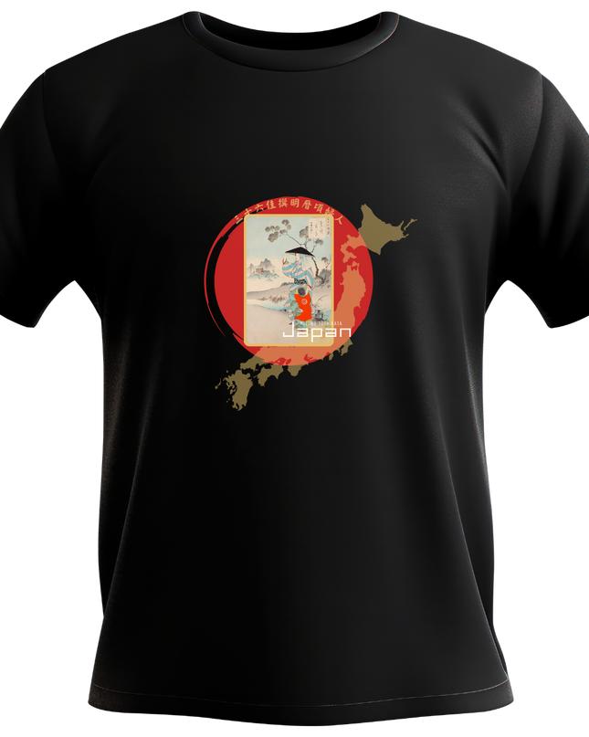 Mizuno Toshikata's Thirty-six Great Selections (8) T-shirt Ukiyo-e Unisex Japanese print Japanese pattern Japan Souvenir Foreigner